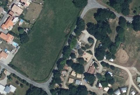 Vue aérienne du Camping le Moulin de Rambourg à Nesmy