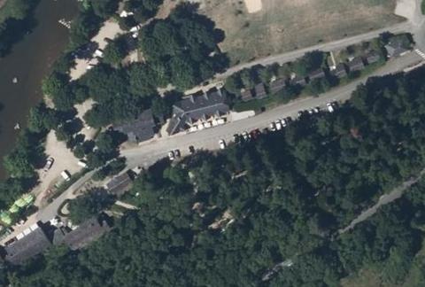 Vue aérienne du Camping le Païsserou à Najac