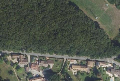 Vue aérienne du Camping le Parc des Roches à Saint-Chéron