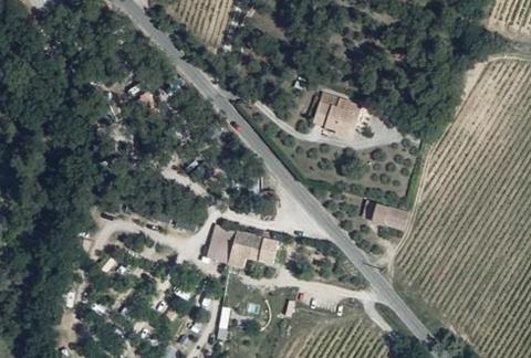 Vue aérienne du Camping le Pastory à Bédoin