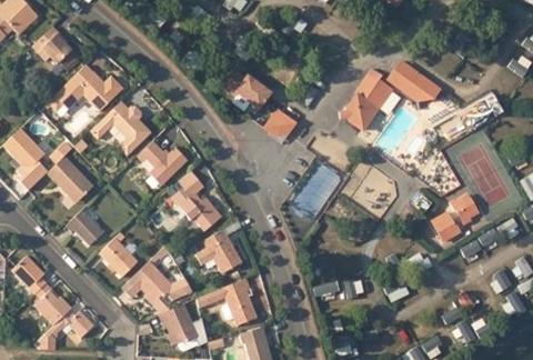 Vue aérienne du Camping le Puits Rochais à Château-d’Olonne