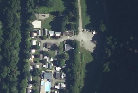 Vue aérienne du Camping le Pyrenéen à Salles-et-Pratviel