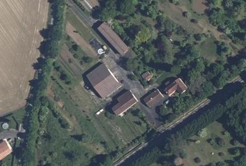 Vue aérienne du Camping le Sablon à Saint-Sylvestre-sur-Lot