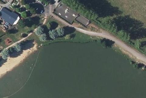 Vue aérienne du Camping le Septentrion à Brûlon