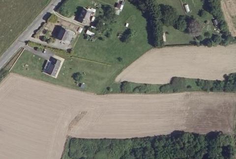 Vue aérienne du Camping le Suroît à Trégunc