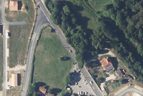 Vue aérienne du Camping le Vialaret à Nant
