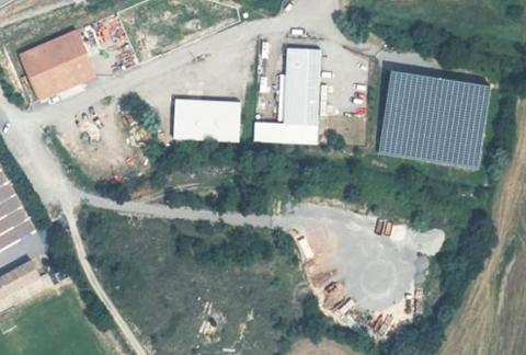 Vue aérienne du Camping les Arches à Saint-Jean-le-Centenier