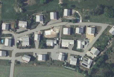 Vue aérienne du Camping les Auches à Ancelle