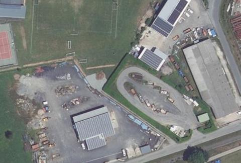 Vue aérienne du Camping les Berges du Célé à Bagnac-sur-Célé