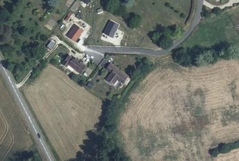 Vue aérienne du Camping les Bords de Claise à Preuilly-sur-Claise