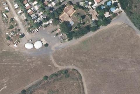 Vue aérienne du Camping les Champs Blancs à Agde