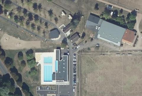 Vue aérienne du Camping les Chanternes à Pougues-les-Eaux