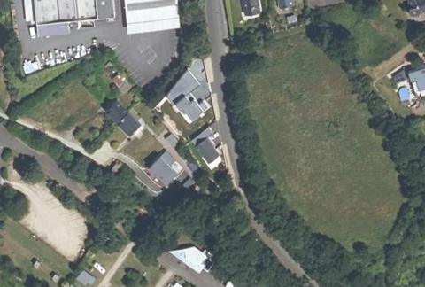 Vue aérienne du Camping les Deux Rives à Lannion