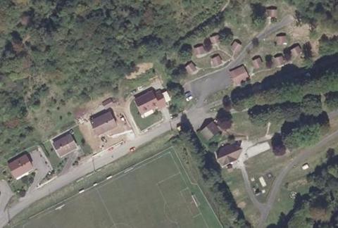 Vue aérienne du Camping les Grands Champs à Saint-Hippolyte
