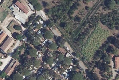 Vue aérienne du Camping les Palmiers à Hyères