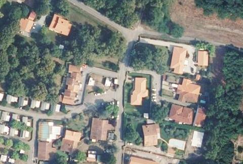 Vue aérienne du Camping les Petits Écureuils à Biscarrosse