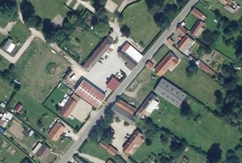 Vue aérienne du Camping les Peupliers à Vironchaux