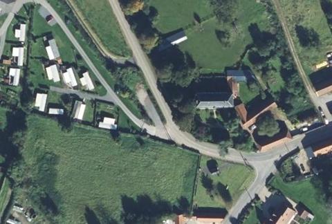 Vue aérienne du Camping les Pommiers à Thiembronne