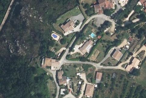 Vue aérienne du Camping les Roches à Le Crestet