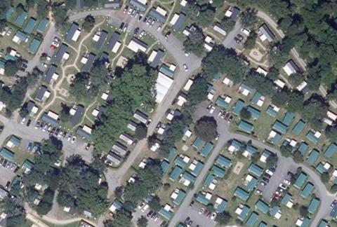 Vue aérienne du Camping Lodge à Sarzeau