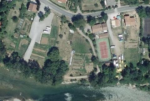 Vue aérienne du Camping Longue Lègue à Mostuéjouls