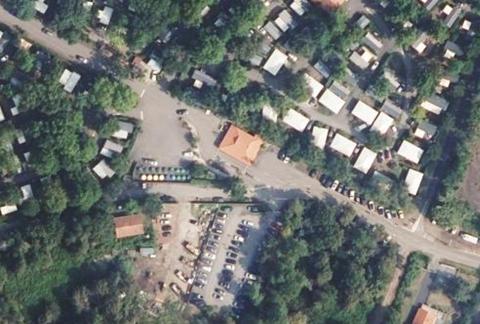 Vue aérienne du Camping Mayotte Vacances à Biscarrosse