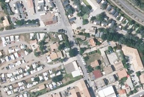 Vue aérienne du Camping Méditerranée à Frontignan