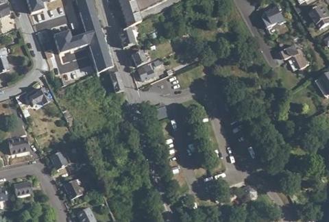 Vue aérienne du Camping Municipal Châteaubriand à Dinan