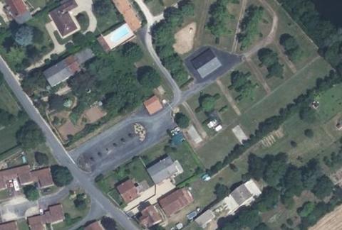 Vue aérienne du Camping Municipal de Bonnes à Bonnes