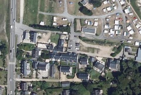 Vue aérienne du Camping Municipal de Kerhostin à Saint-Pierre-Quiberon