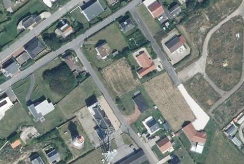Vue aérienne du Camping Municipal de la Chapelle à Ault