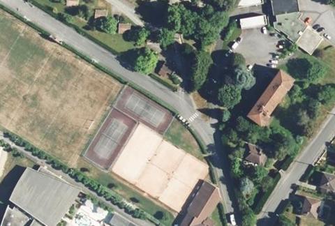 Vue aérienne du Camping Municipal de la Glane à Saint-Junien