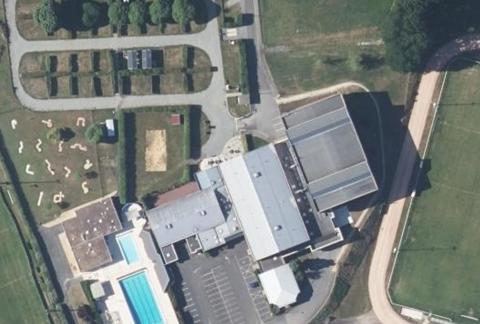 Vue aérienne du Camping Municipal de Vibraye à Vibraye