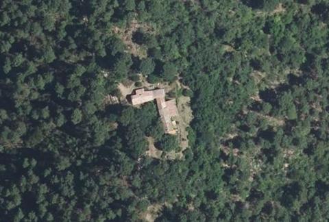 Vue aérienne du Camping Municipal du Moulin de Gournier à Malbosc