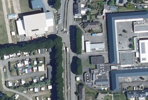 Vue aérienne du Camping Municipal Étel à Étel