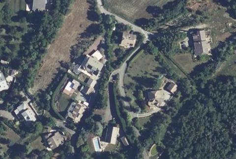 Vue aérienne du Camping Municipal la Garenne à Crots
