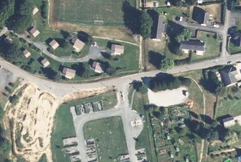 Vue aérienne du Camping Municipal la Rivière à Donzenac