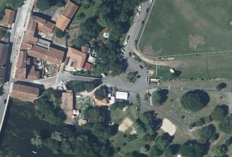 Vue aérienne du Camping Municipal le Champion à Mansle