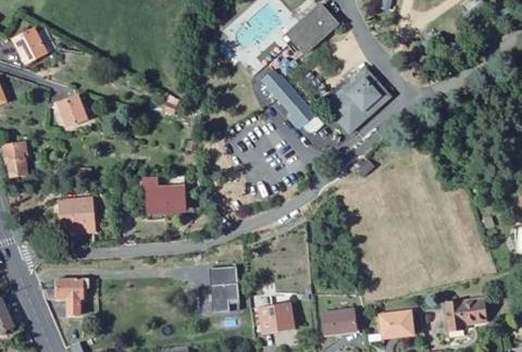 Vue aérienne du Camping Municipal le Chanset à Ceyrat