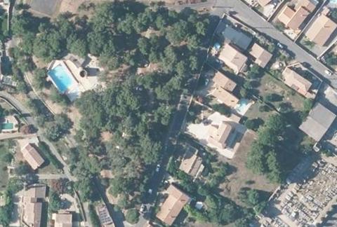 Vue aérienne du Camping Municipal le Moulin à Vent à Alignan-du-Vent