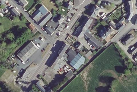 Vue aérienne du Camping Municipal le Vieux Château à Saint-Sauveur-le-Vicomte
