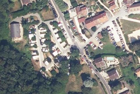 Vue aérienne du Camping Municipal les Babelles à Conjux