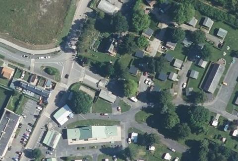 Vue aérienne du Camping Municipal les Boucaniers à Le Tréport
