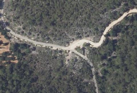 Vue aérienne du Camping Municipal les Pouverels à Cotignac