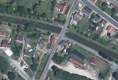 Vue aérienne du Camping Municipal les Saules à Châtres-sur-Cher