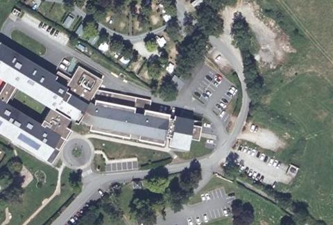 Vue aérienne du Camping Municipal Ouches de Budelle à Évaux-les-Bains