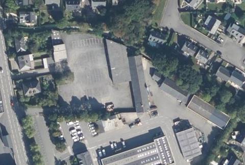 Vue aérienne du Camping Municipal Saint-Étienne à Vitré