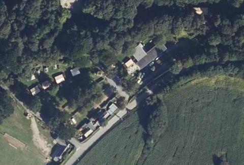 Vue aérienne du Camping  Naéco Baie d’Audierne à Plouhinec
