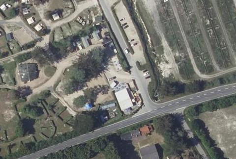 Vue aérienne du Camping Ode Vras à Plounévez-Lochrist