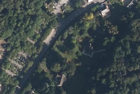 Vue aérienne du Camping Rives Nature à Sixt-sur-Aff
